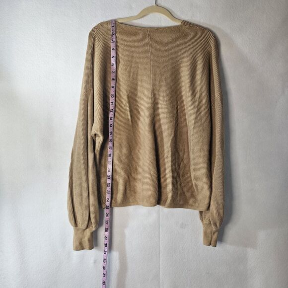 1 State Balloon Sleeve Size XL Balloon Sleeve Crew Sweater Nordstrom Vneck - Picture 2 of 4